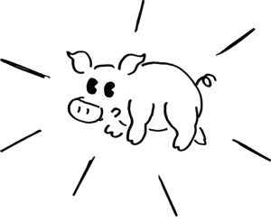 Un cerdito.