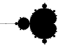 El conjunto de Mandelbrot.