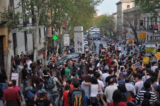 Cabecera de la manifestación.