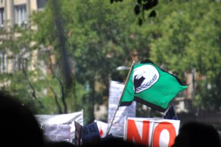 Bandera de 'Anonymous'.