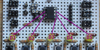 Conexión de los leds.