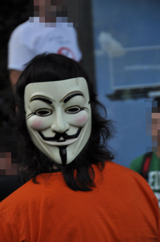 Máscara de Guy Fawkes.