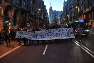Cabecera de la manifestación.