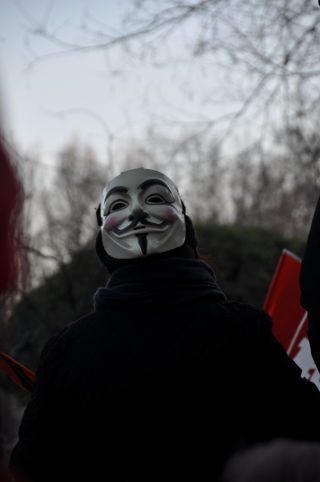 Máscara de Guy Fawkes.