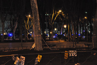 Furgones en Prado.