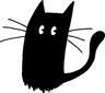 Un gatito dibujado.