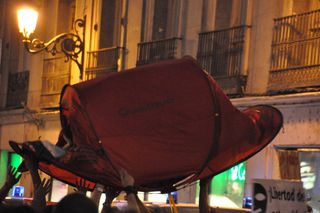 Tienda de campaña.