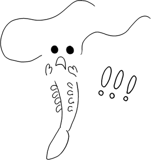 Dibujo de una gamba.