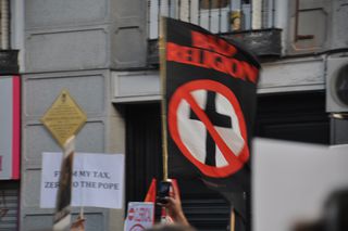 Cartel anticatólico.