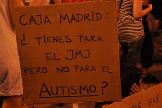 Cartel sobre agravios económicos.