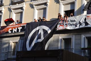 Carteles de la CNT.