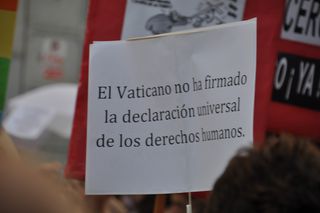 Cartel anticatólico.
