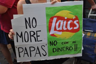Cartel laicista.