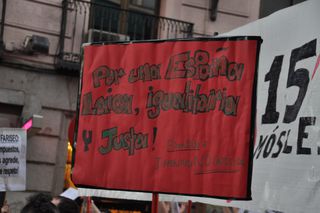Cartel laicista.