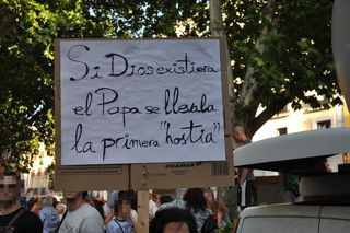 Cartel anticatólico.