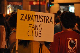 Cartel proateo.