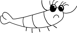Dibujo de una gamba.