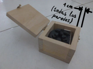 Caja abierta.