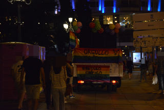 Llegada de la manifestación a Plaza de España.