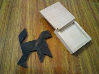 Figura hecha con el tangram.